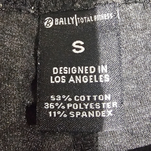 Bally Womens High Rise Capri Legging, Heather Charcol - Picture 4 of 7